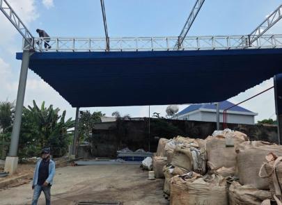 Thi công mái che di động Long An trọn gói giá rẻ