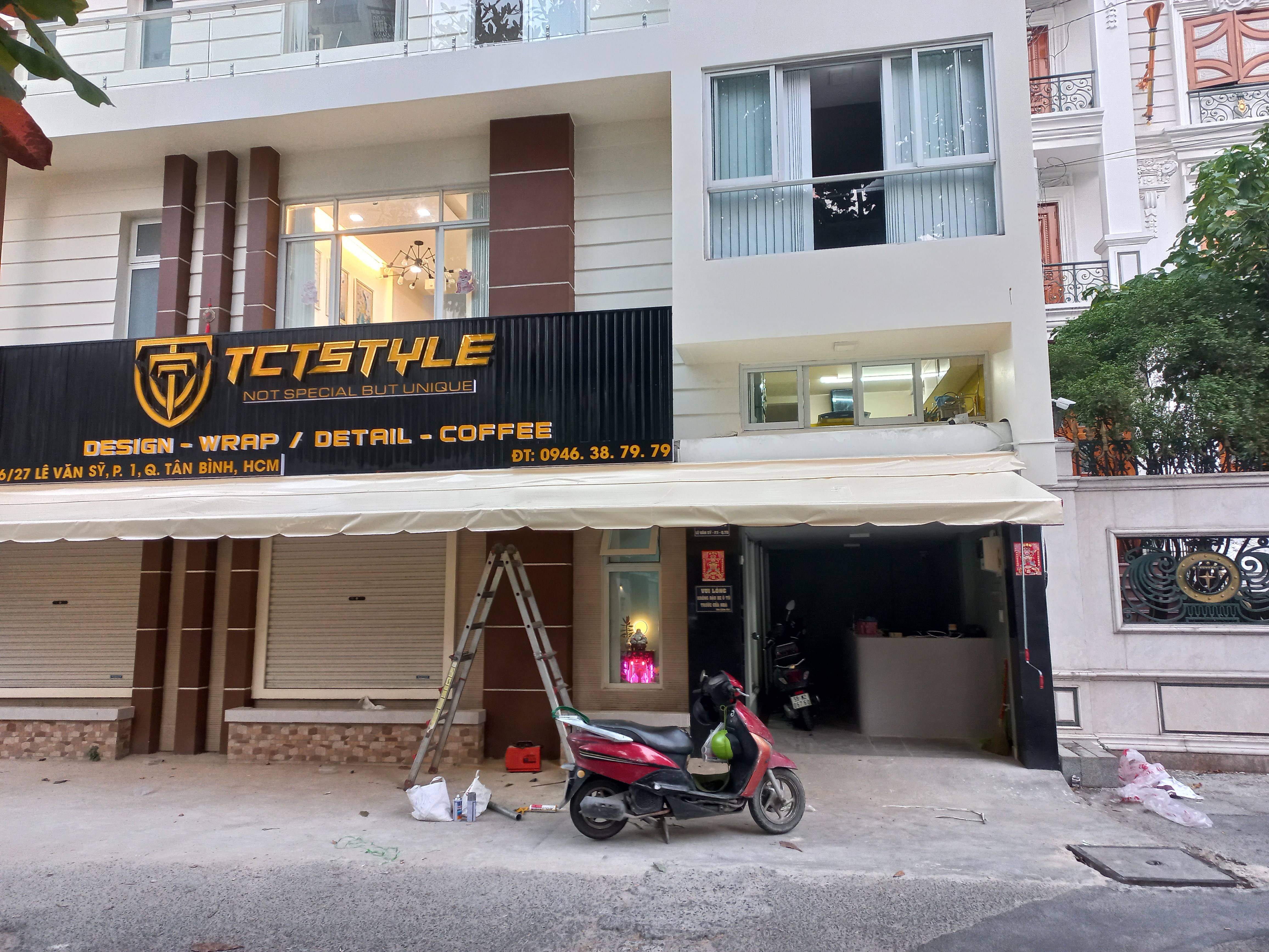 Mái bạt che quán cafe TP HCM