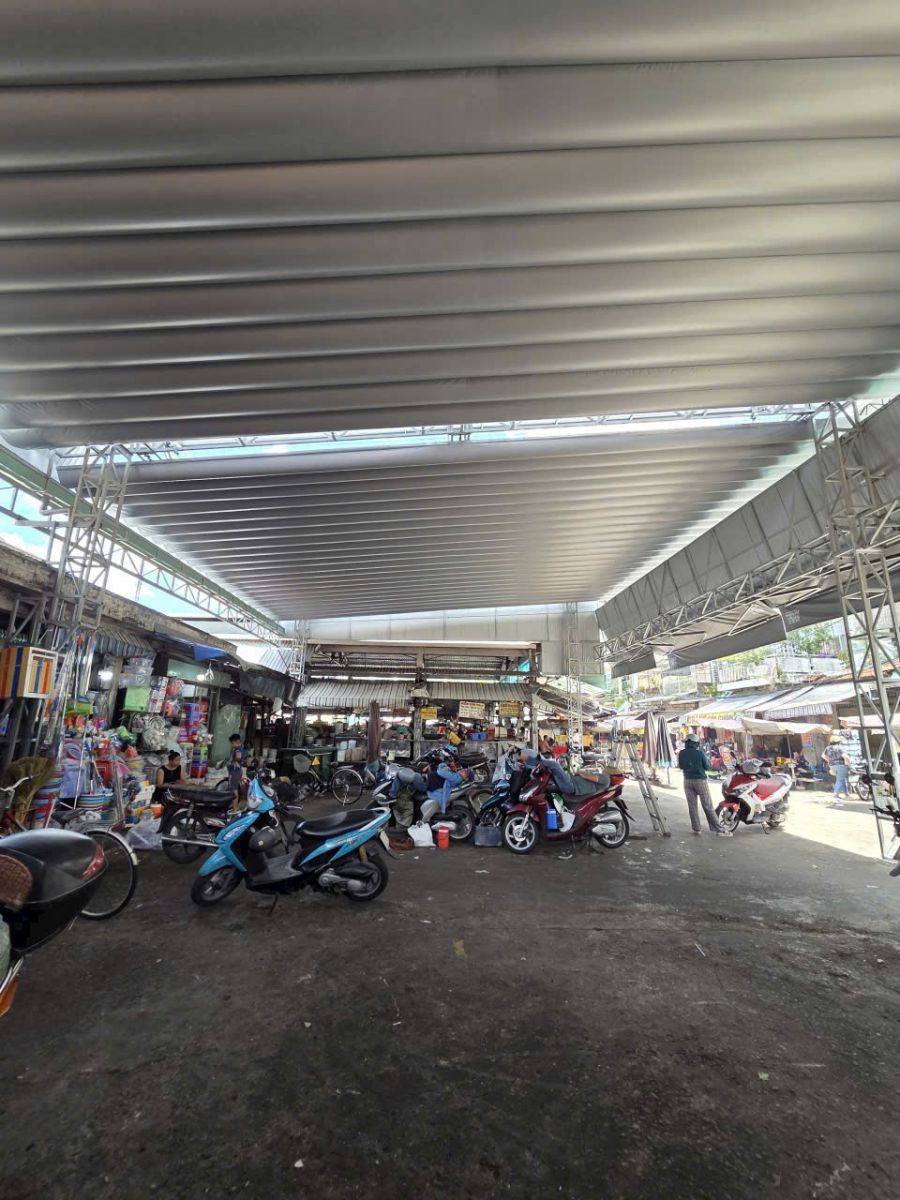 Mái bạt xếp Tây Ninh giá rẻ