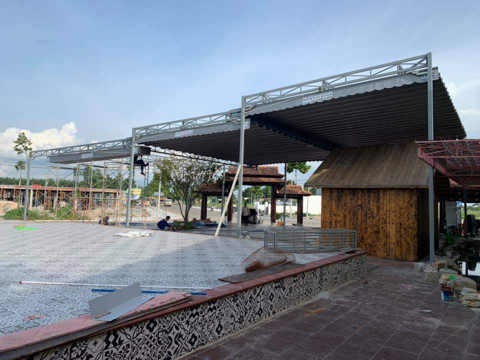 Mái bạt xếp chất lượng Tây Ninh