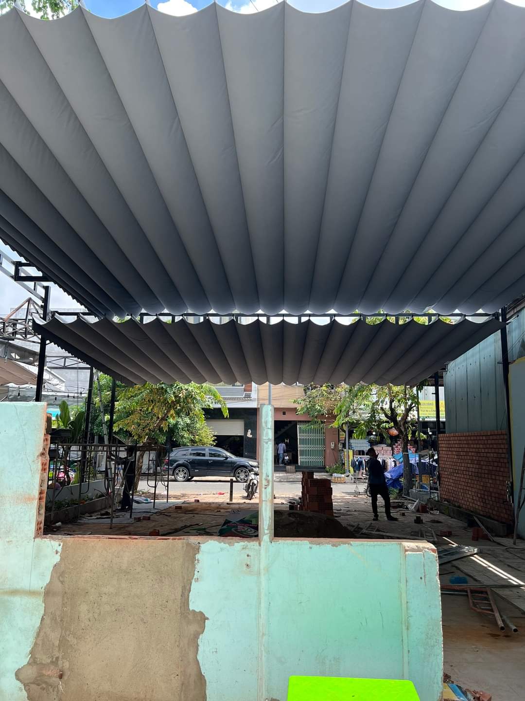 mái xếp di động long an