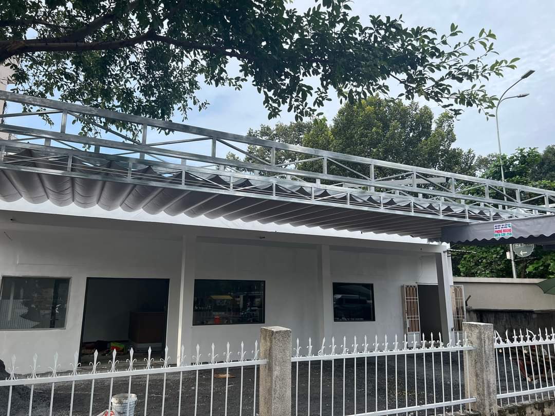 Mái bạt xếp chất lượng Tây Ninh