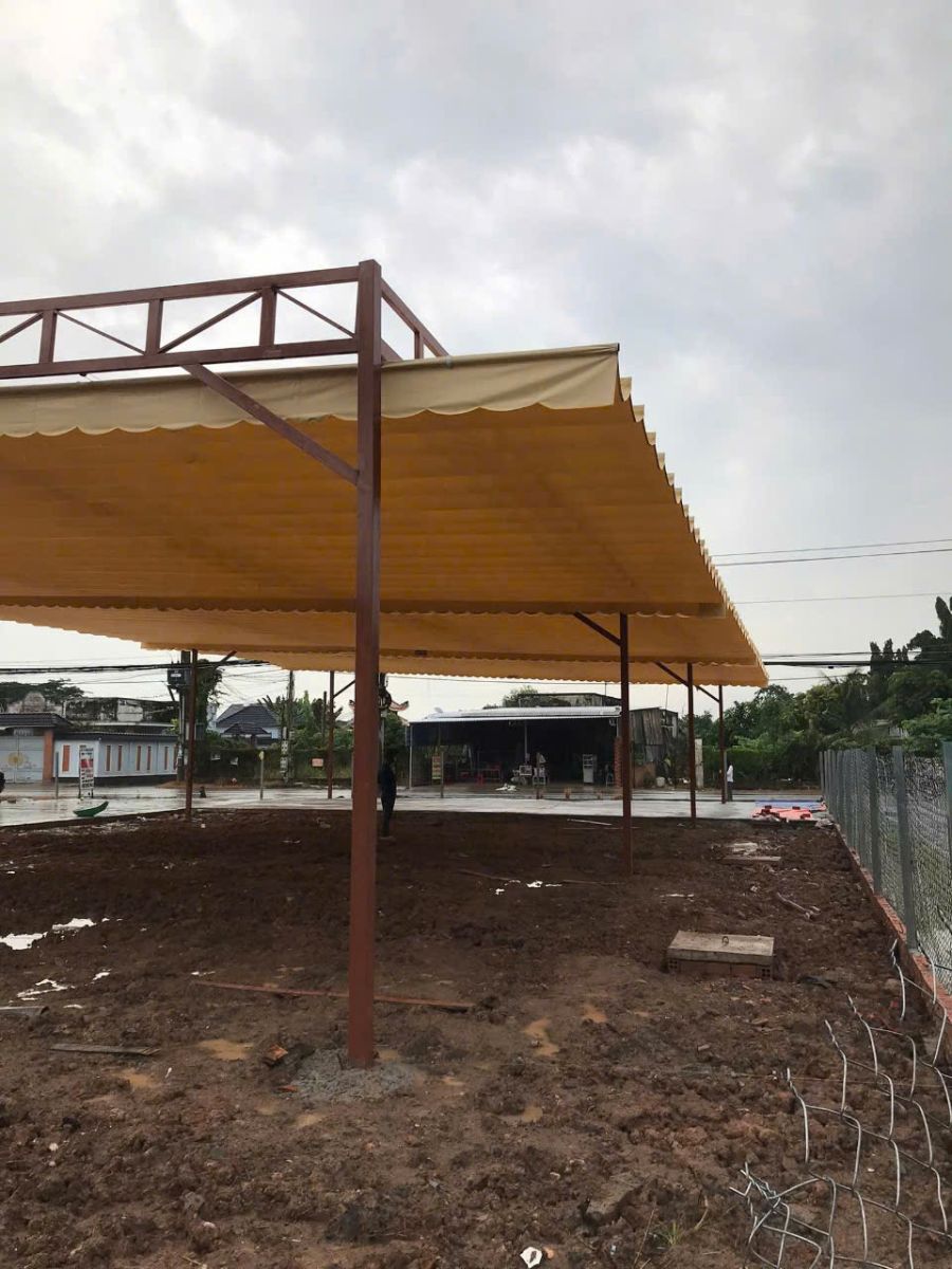 thay bạt mái xếp giá rẻ