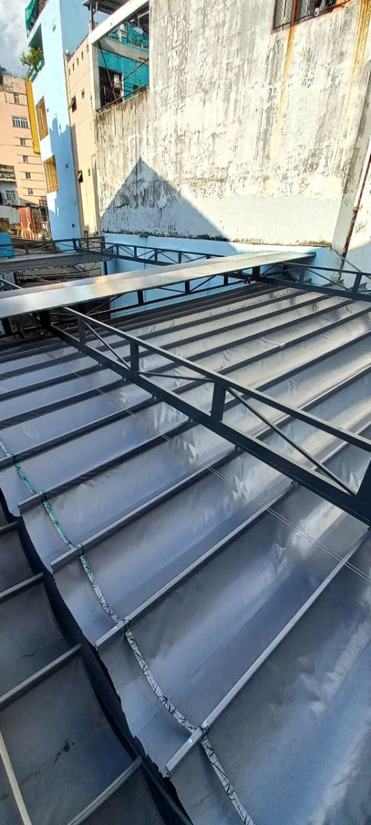 mái bạt xếp thủ đức