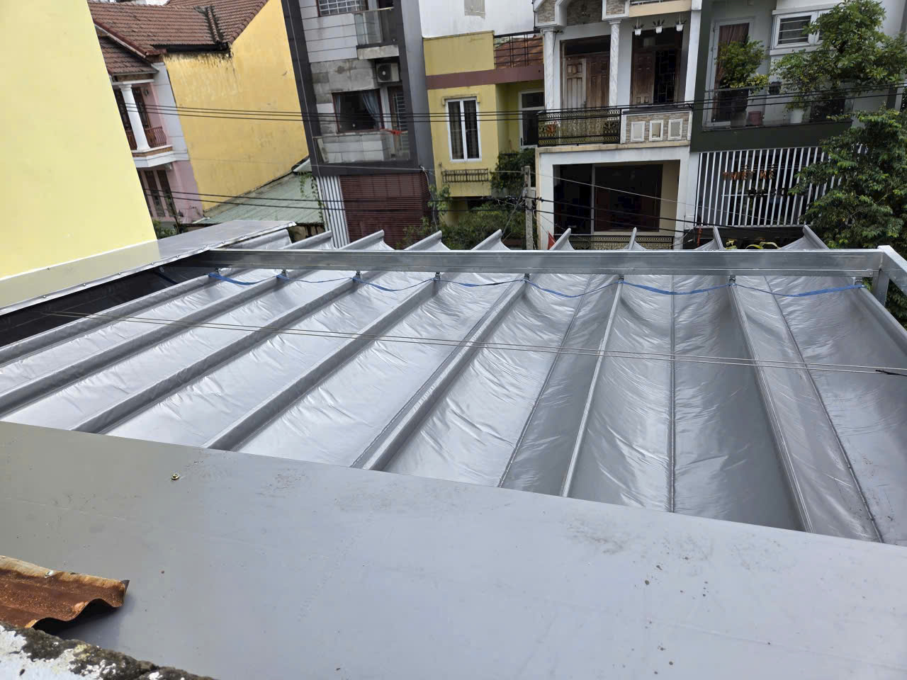 Mái bạt xếp di động xã Tân Vĩnh Lộc