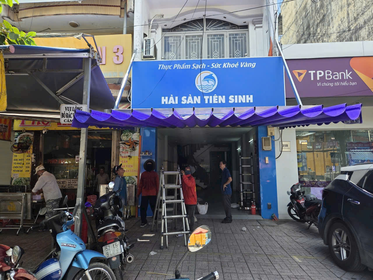 Mái bạt che di động Phường Bình Tân