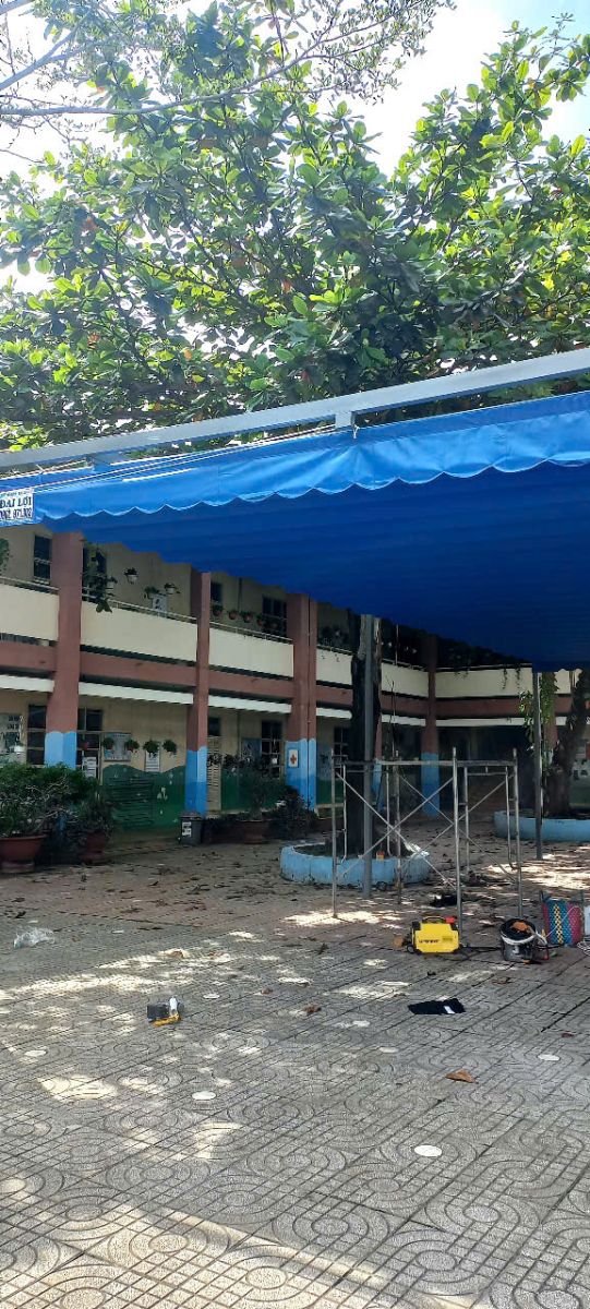 Mái bạt xếp xã Bến Lức Long An