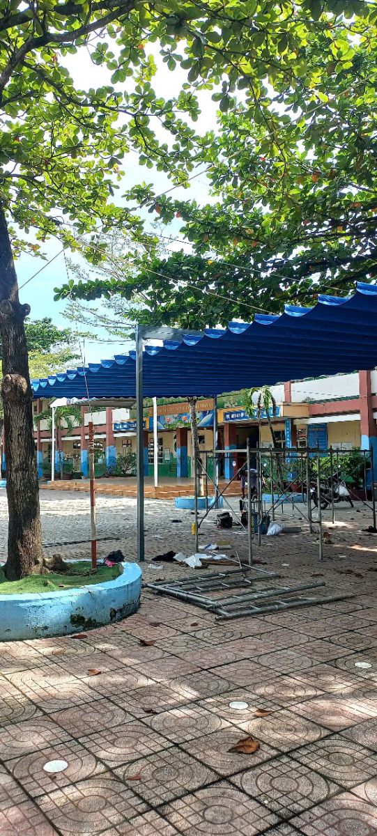 Mái bạt xếp xã Bến Lức Long An