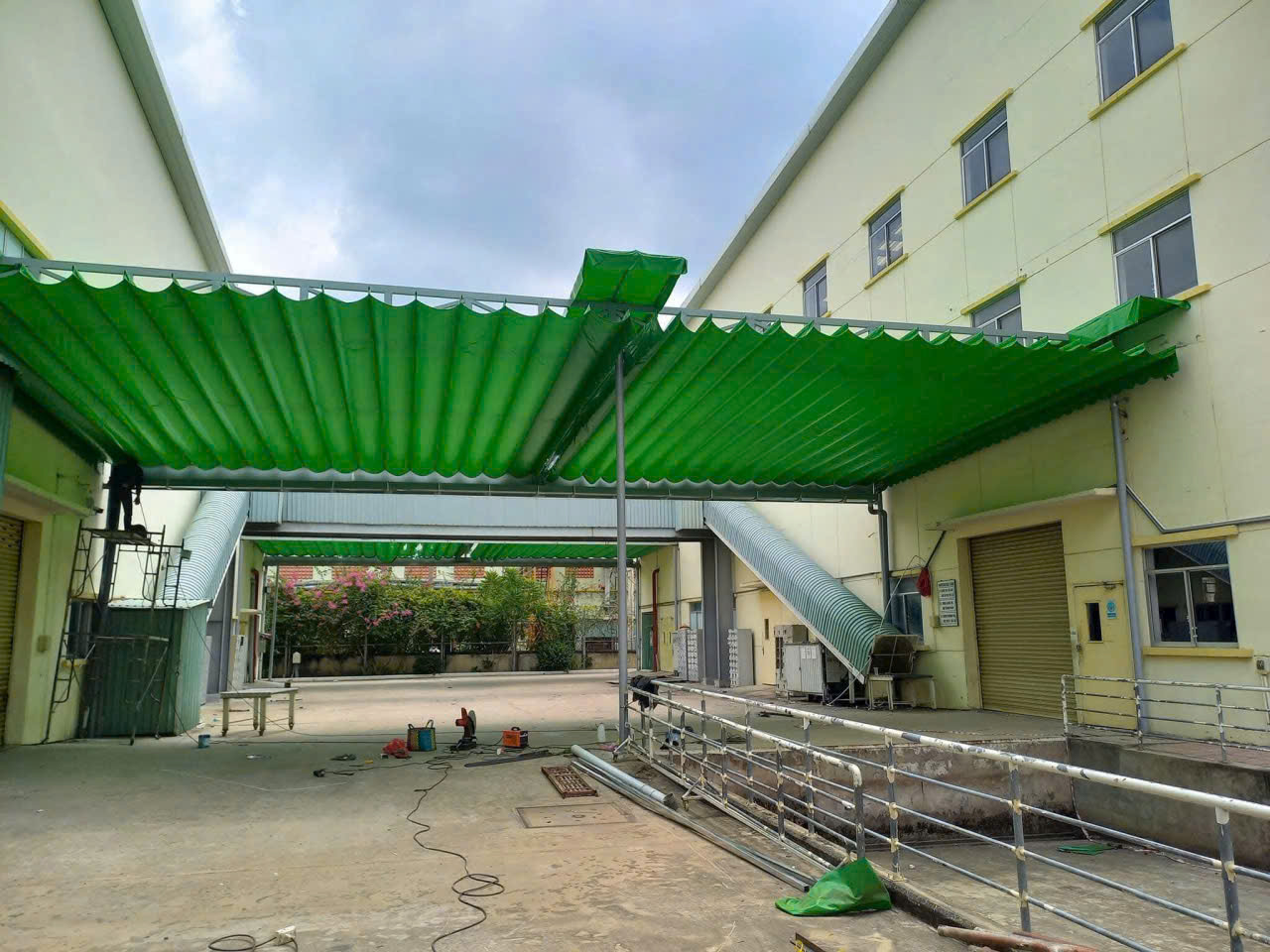 Mái bạt kéo di động Cần Giờ