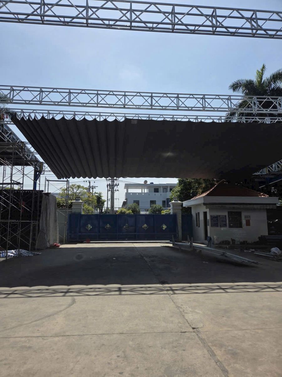 Mái bạt kéo Cần Giờ chất lượng