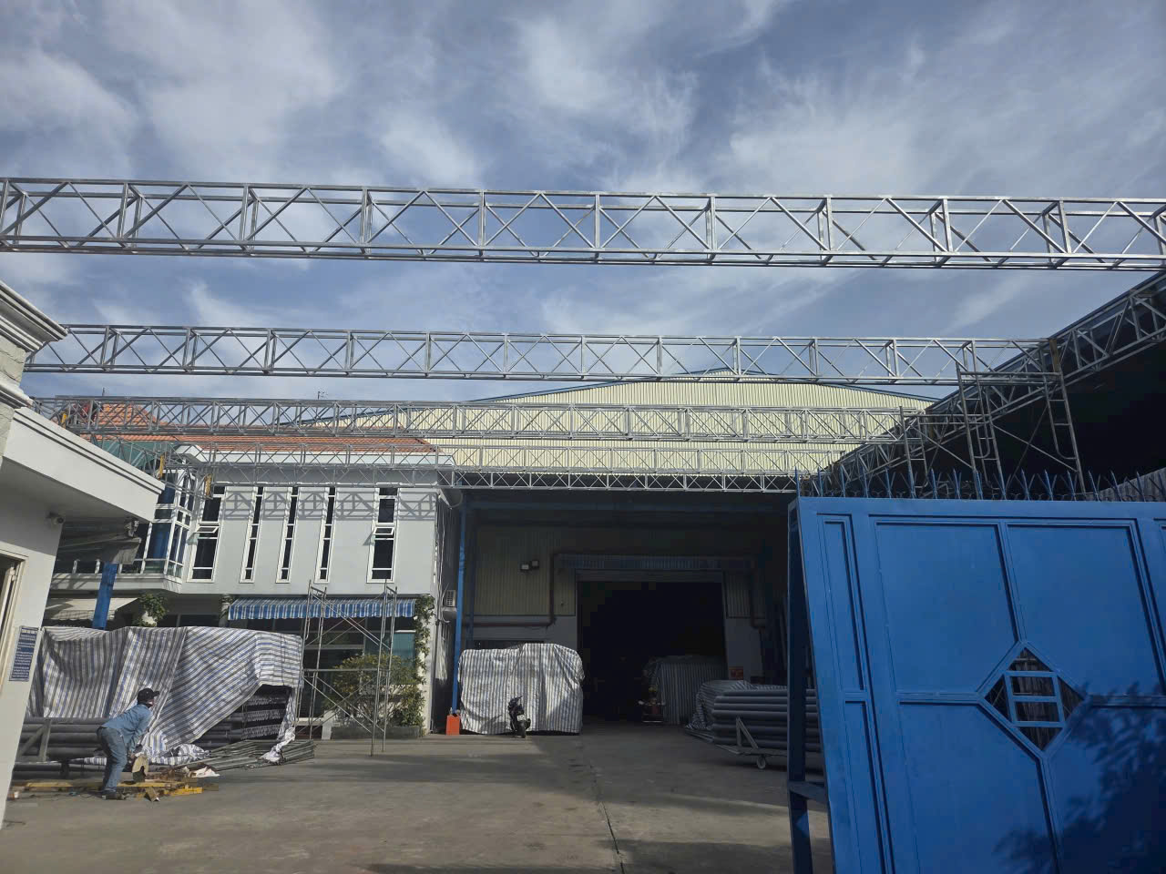 Thi công mái xếp Tây Ninh chất lượng