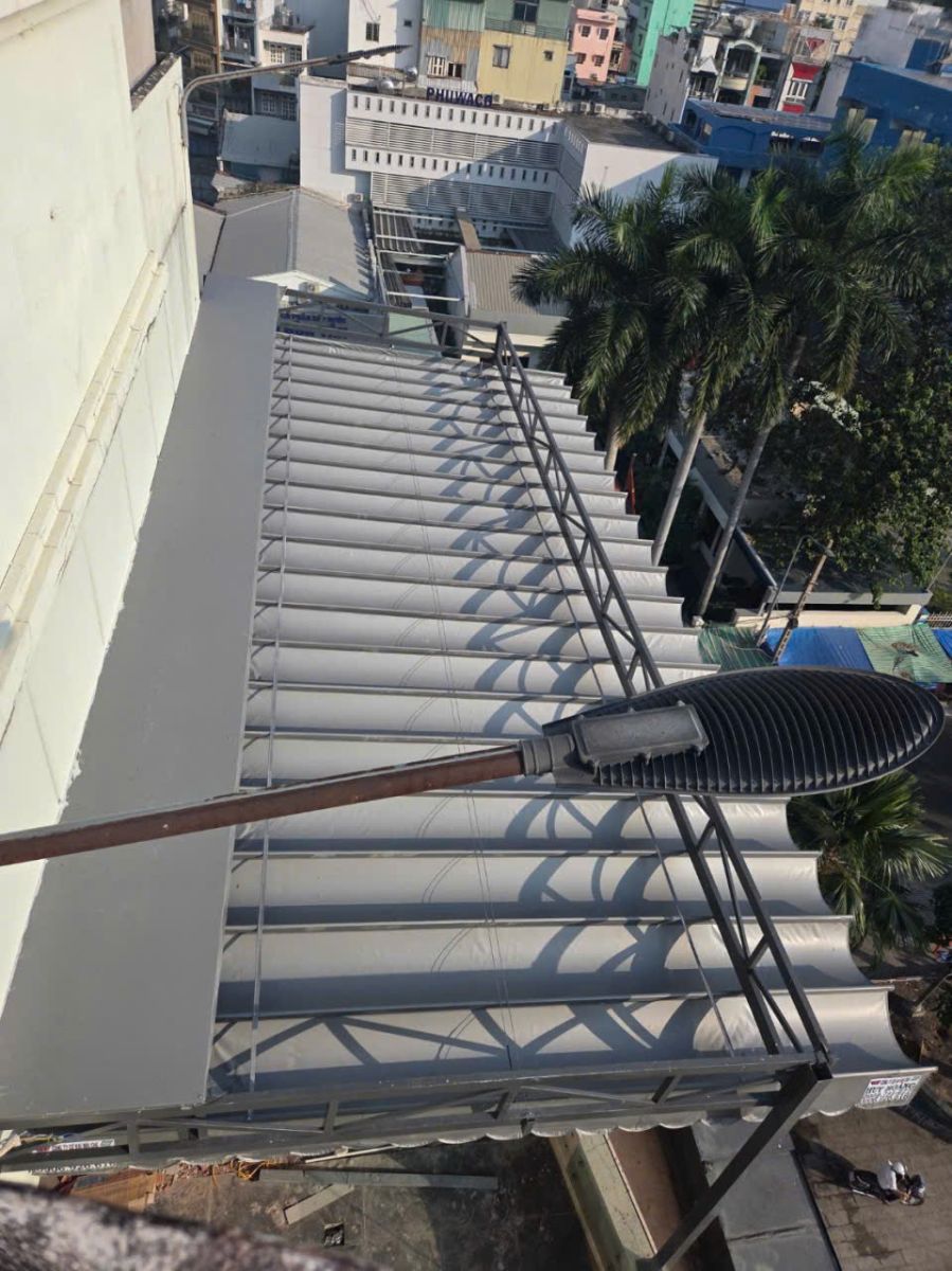 Thi công trọn gói mái xếp Tây ninh giá rẻ