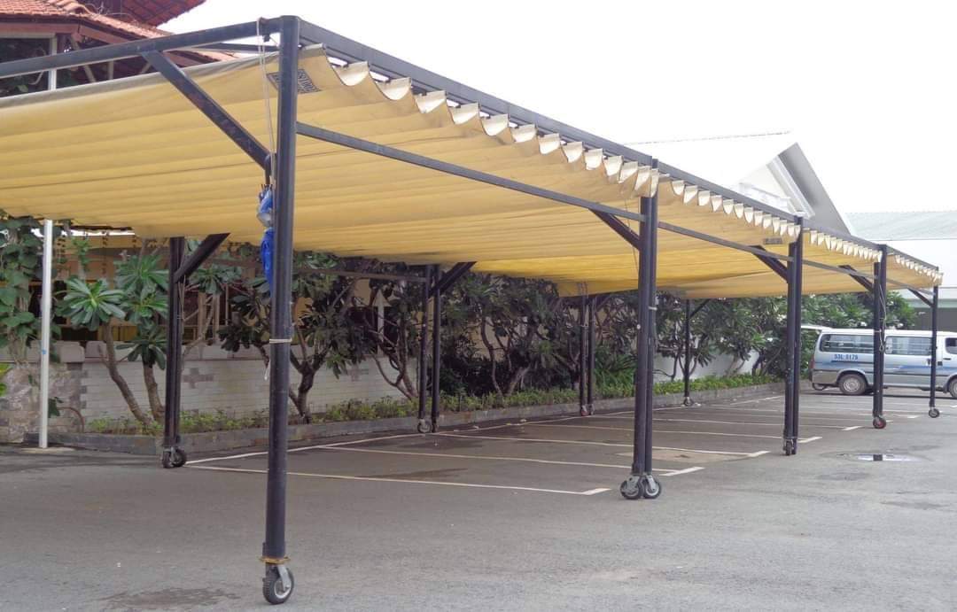 mái bạt xếp di động quận bình tân