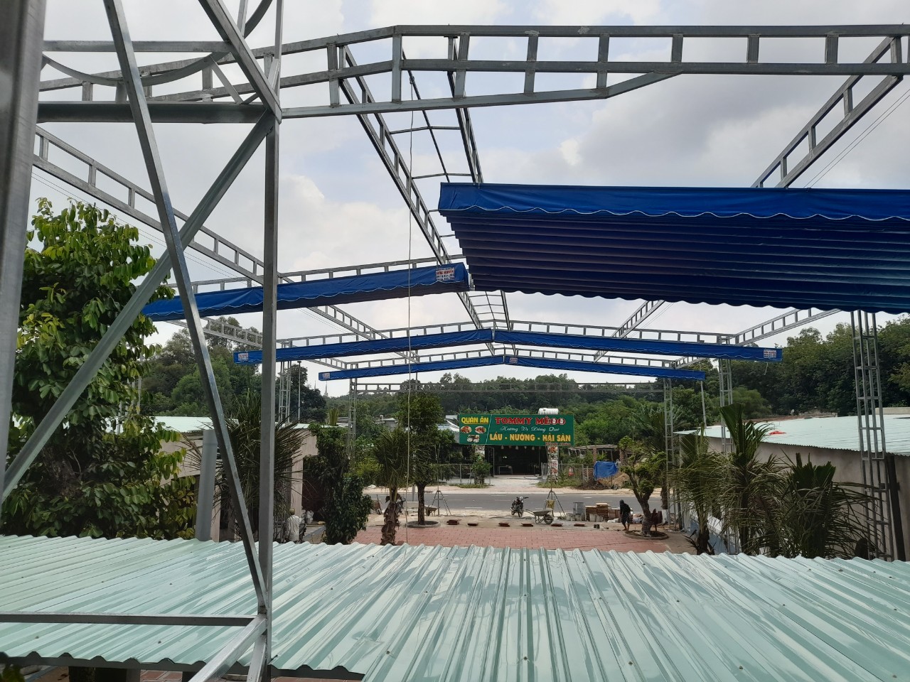 mái xếp di động quận 11