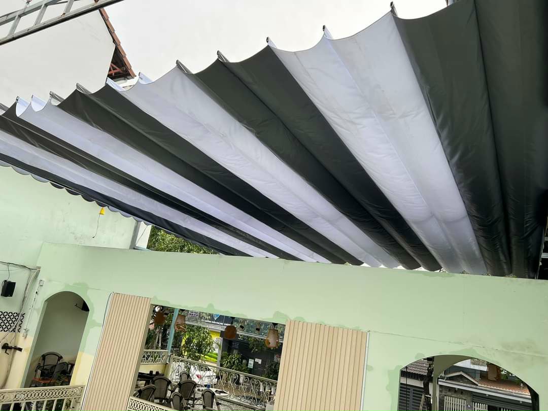 mái bạt xếp gò vấp