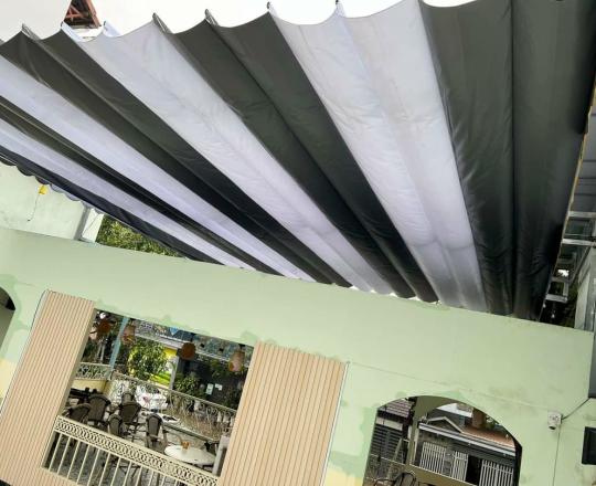 Mái bạt xếp gò vấp