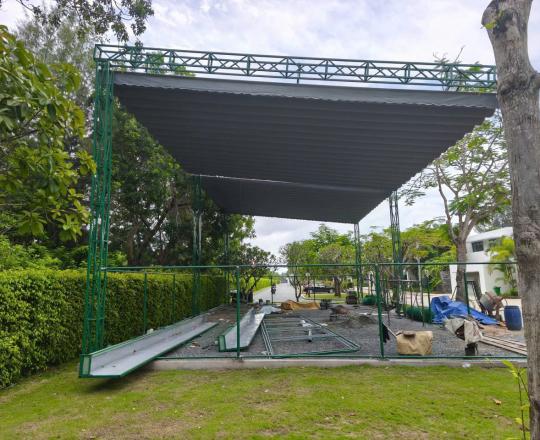 Mái bạt xếp chất lượng Tây Ninh